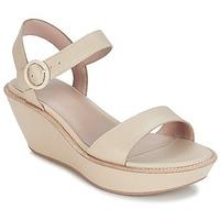 camper damas womens sandals in beige