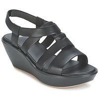 camper damas womens sandals in black