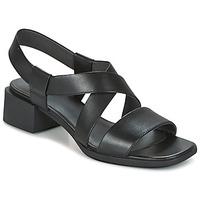 camper kobo womens sandals in black