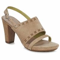 camper afelpado sand womens sandals in beige