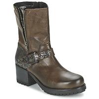 caf noir fatuli womens mid boots in brown