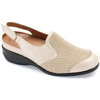 calzamedi orthopedic woman womens clogs shoes in beige