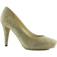 caf noir cafe noir woman shoe heel womens court shoes in beige