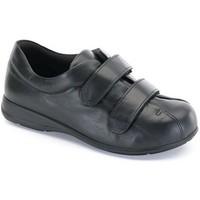 Calzamedi Unisex Velcro diabetic foot women\'s Mid Boots in black