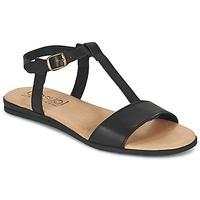 casual attitude gegro womens sandals in black