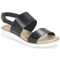 casual attitude gibi womens sandals in black