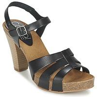 casual attitude geremie womens sandals in black