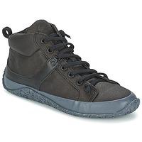 camper capas womens shoes high top trainers in black