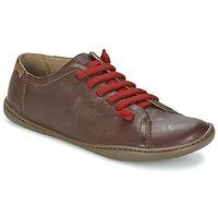 camper peu cami womens casual shoes in brown