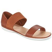 camper right nina womens sandals in brown