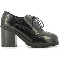 caf noir xq909 lace up heels women womens walking boots in black