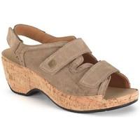 Calzamedi wedge sandal velcro women\'s Sandals in brown