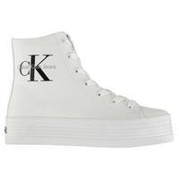 Calvin Klein Zabrina Canvas Hi Top Trainers