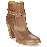 casual attitude sanssoul womens low ankle boots in brown