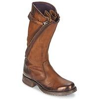 caf noir caleta womens high boots in brown