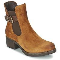 casual attitude dounate womens low ankle boots in brown