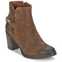 casual attitude ise womens low ankle boots in brown