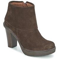 casual attitude edukali womens low ankle boots in brown