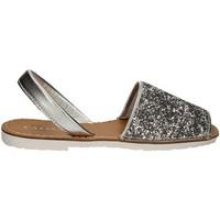 caf noir ec910 sandals women silver womens sandals in silver