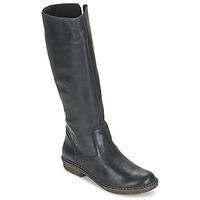 casual attitude filippa womens high boots in black