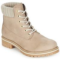 Casual Attitude FEZA women\'s Mid Boots in BEIGE