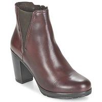 casual attitude fenella womens low ankle boots in brown