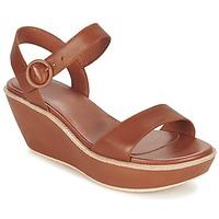 camper damas womens sandals in brown