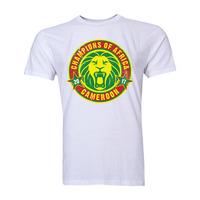 cameroon african nations winners t shirt white kids