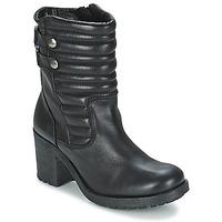 casual attitude lieno womens high boots in black