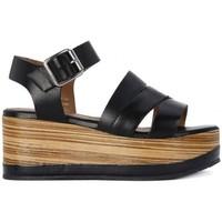 carmens padova prestige nero womens sandals in multicolour