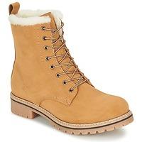 casual attitude efutife womens mid boots in beige