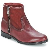 casual attitude matiju womens mid boots in red