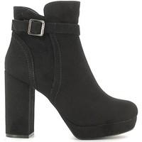 caf noir xq915 ankle boots women womens mid boots in black