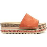 caf noir xs632 sandals women womens mules casual shoes in orange
