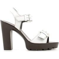 caf noir xv136 high heeled sandals women bianco womens sandals in whit ...