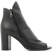 caf noir xa921 ankle boots women womens mid boots in black