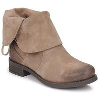 casual attitude axiale womens mid boots in beige