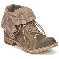 casual attitude levate womens mid boots in brown