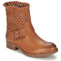 casual attitude brouli womens mid boots in brown