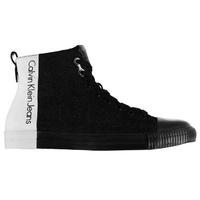 Calvin Klein Arnaud Twill Hi Top Trainers