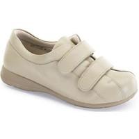 Calzamedi Unisex Velcro diabetic foot women\'s Shoes (Trainers) in BEIGE