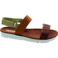 camper oruga womens sandals in brown