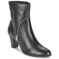 caprice polima womens low ankle boots in black