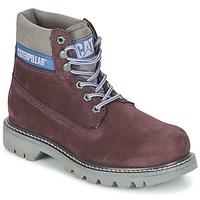 caterpillar colorado womens mid boots in purple