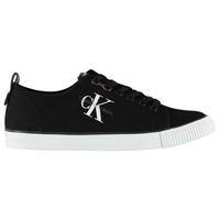 calvin klein arnold canvas trainers