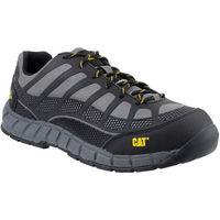 cat cat streamline safety trainer in grey size 6