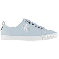 calvin klein dora canvas trainers