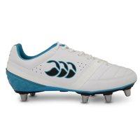 canterbury phoenix club 8 stud mens rugby boots white