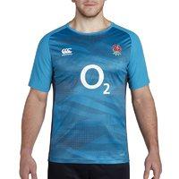 canterbury england rugby rfu vapodri poly tee 2017 arctic