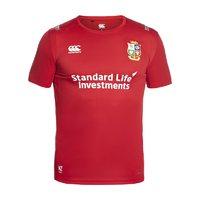Canterbury British & Irish Lions Vapodri + \'Superlight\' Poly Small Logo Tee 16/17 - Tango Red